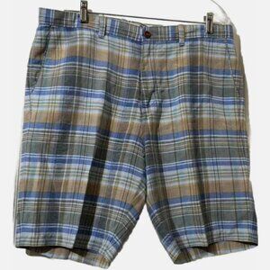 Tommy Bahama Men’s Shorts Size 38 Plaid Island Port Chinos Style